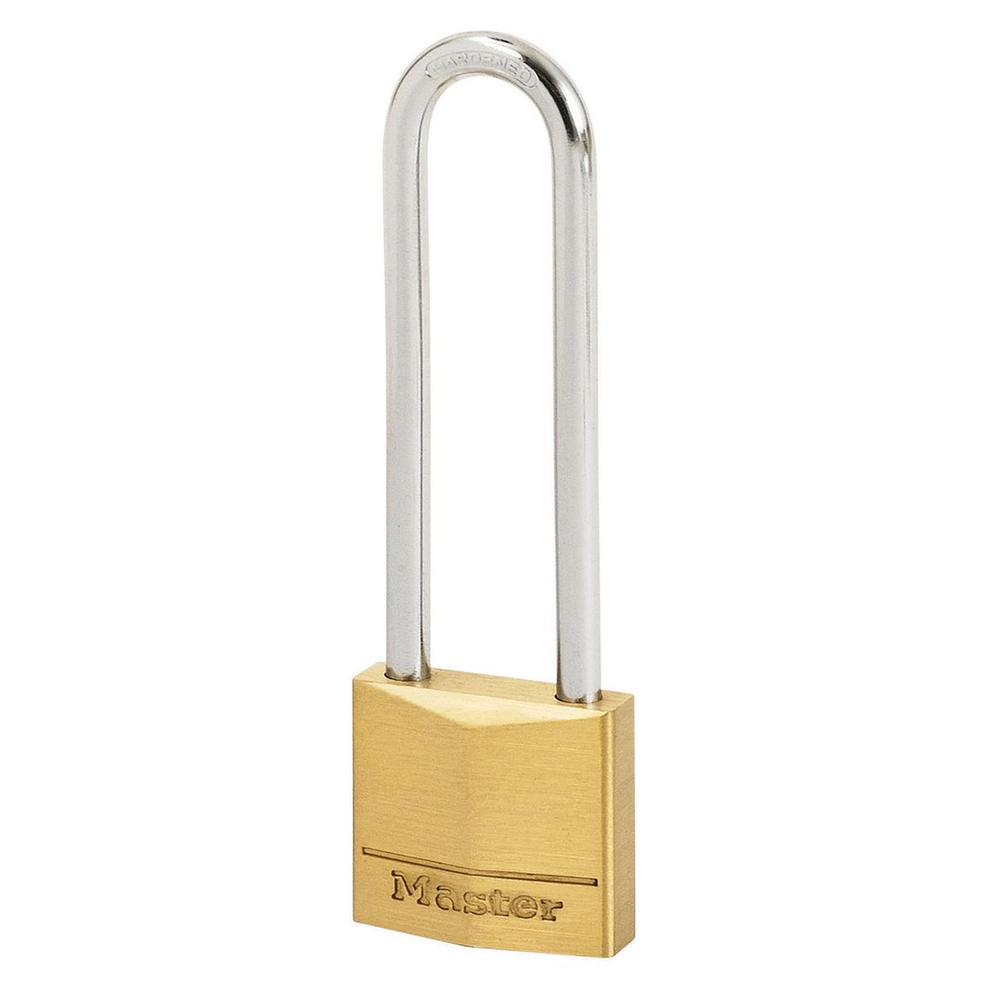 Master lock 150eurdlj cadenas à clé en laiton, doré, 10,7 x 5 x 1,4 cm