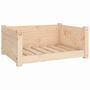 Voir la diapositive 2 : VIDAXL Lit pour chien 65,5x50,5x28 cm Bois de pin solide