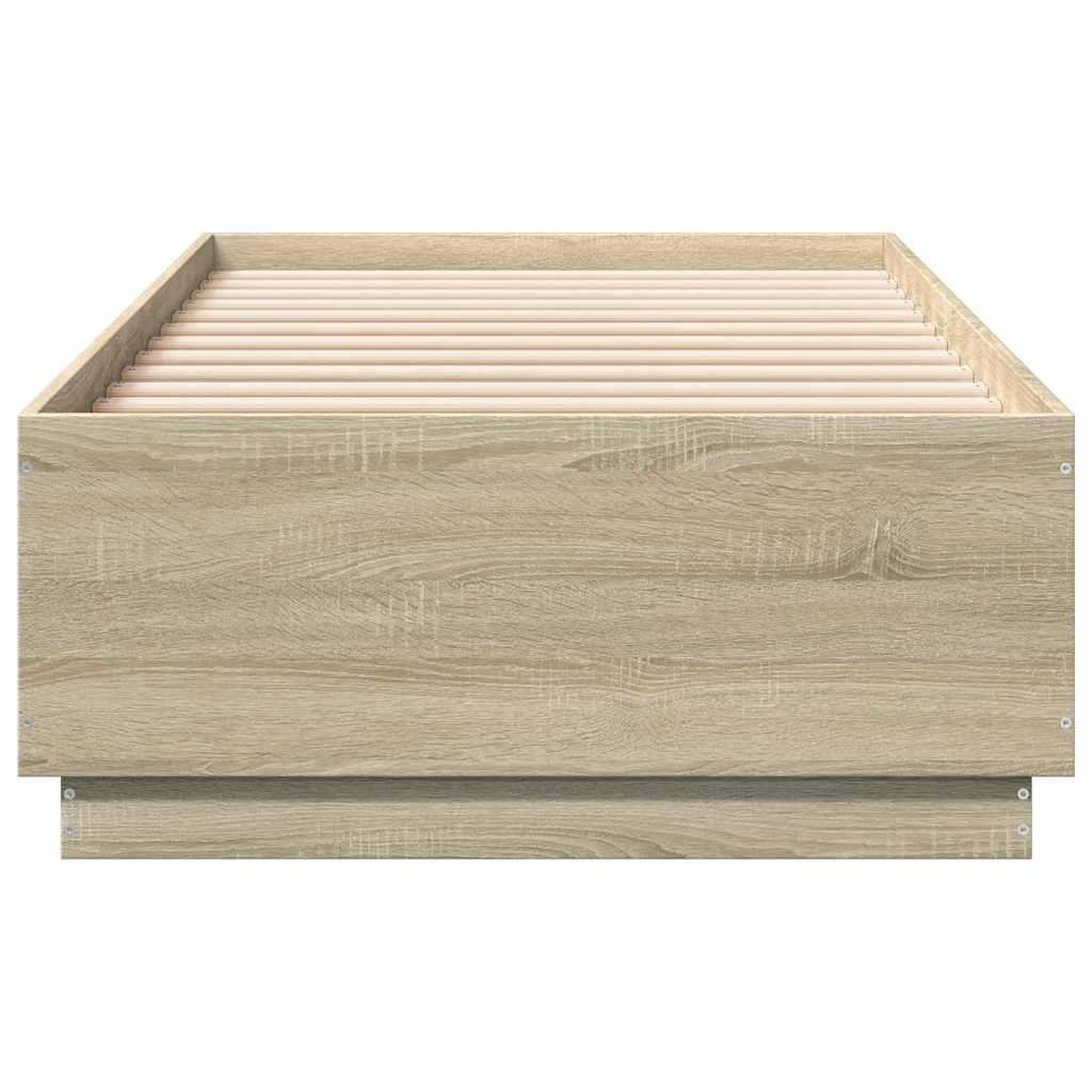 Voir la diapositive 4 : VIDAXL Cadre de lit sans matelas chene sonoma 100x200 cm