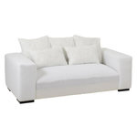 Paris Prix Canapé Design 5 Coussins  Monaco  217cm Blanc