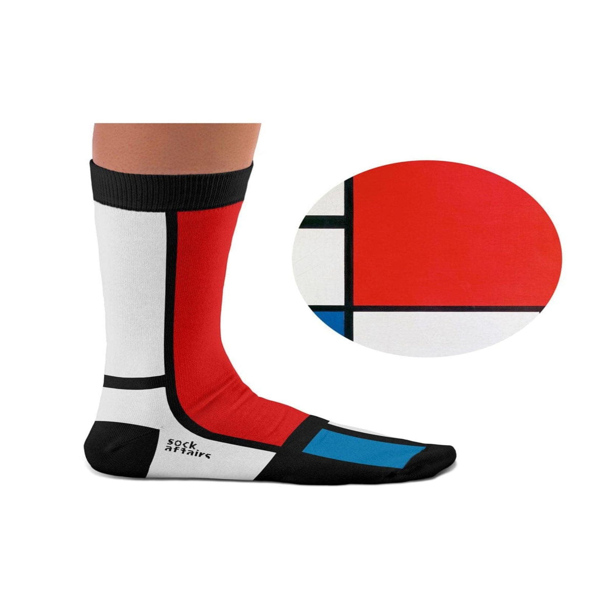 Voir la diapositive 2 : SOCK AFFAIRS Chaussettes composition ii, mondrian