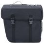 Voir la diapositive 3 : VIDAXL Sac de vélo double pour porte bagages étanche 35 L Noir