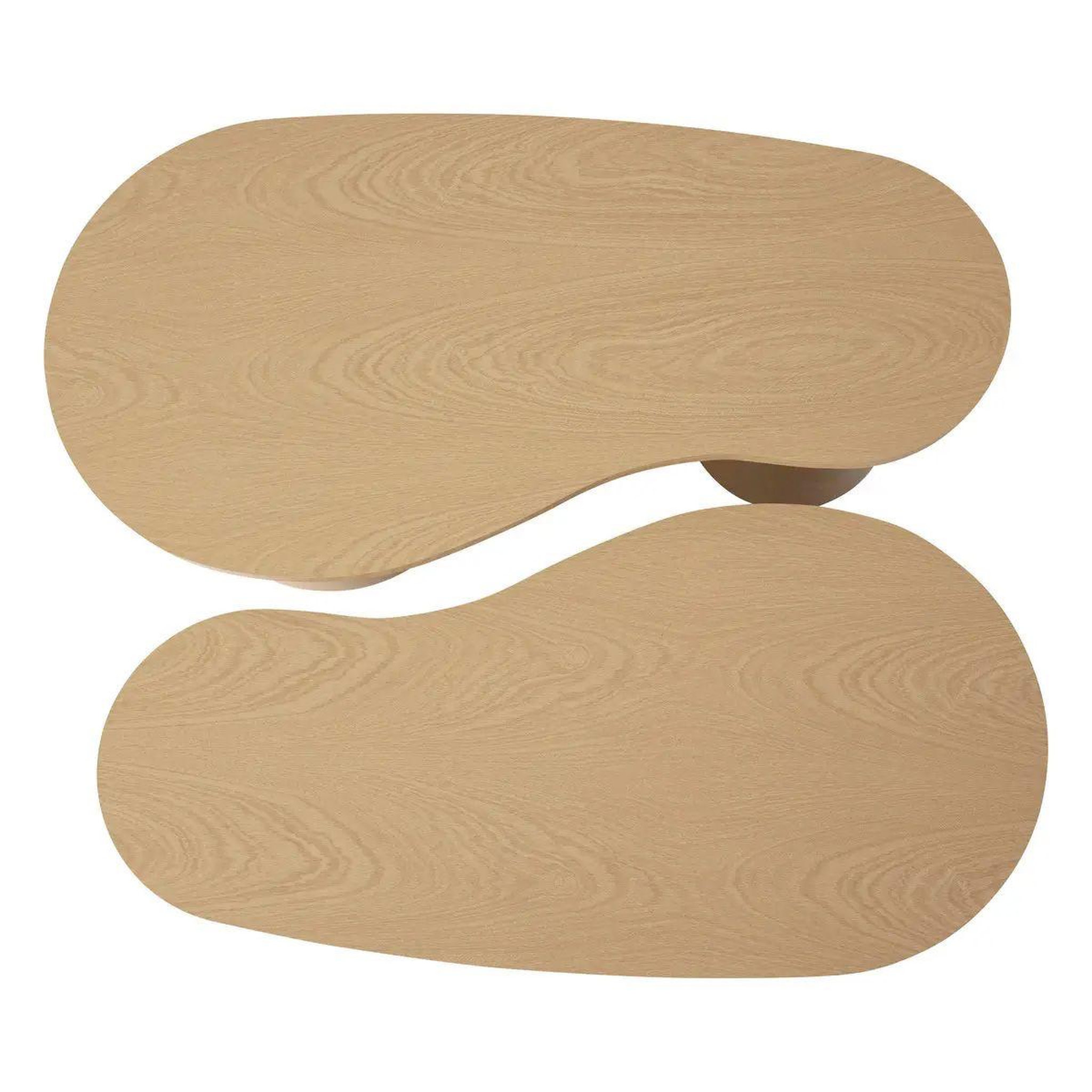 Voir la diapositive 4 : ATMOSPHERA Lot de 2 tables basses  soleya  99cm naturel