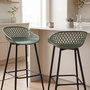 Voir la diapositive 3 : IDIMEX Lot de 2 tabourets de bar IREK, en plastique