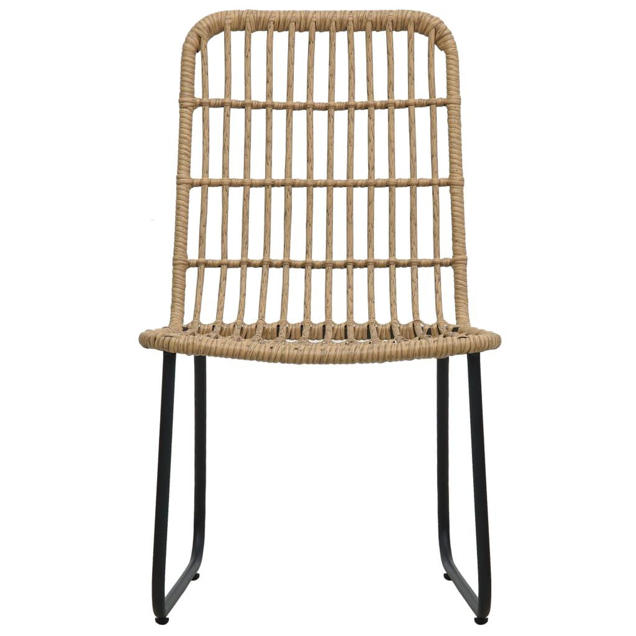 Voir la diapositive 4 : VIDAXL Ensemble a manger d'exterieur 5 pcs resine tressee et verre