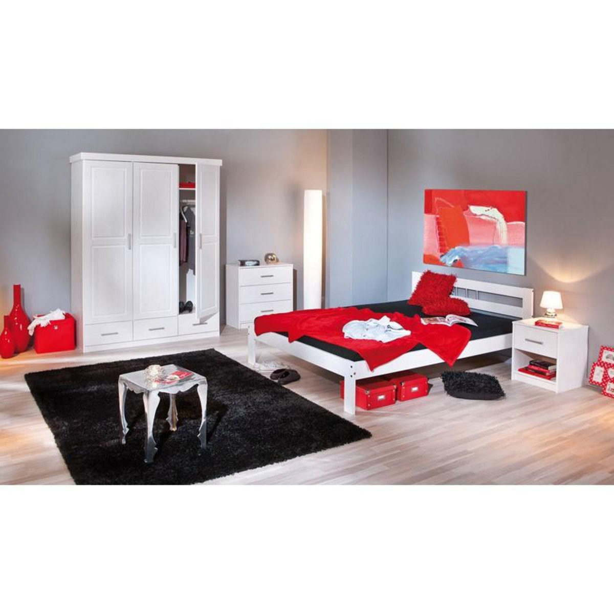 Paris Prix Lit Adulte 140x190cm  Angel  Blanc