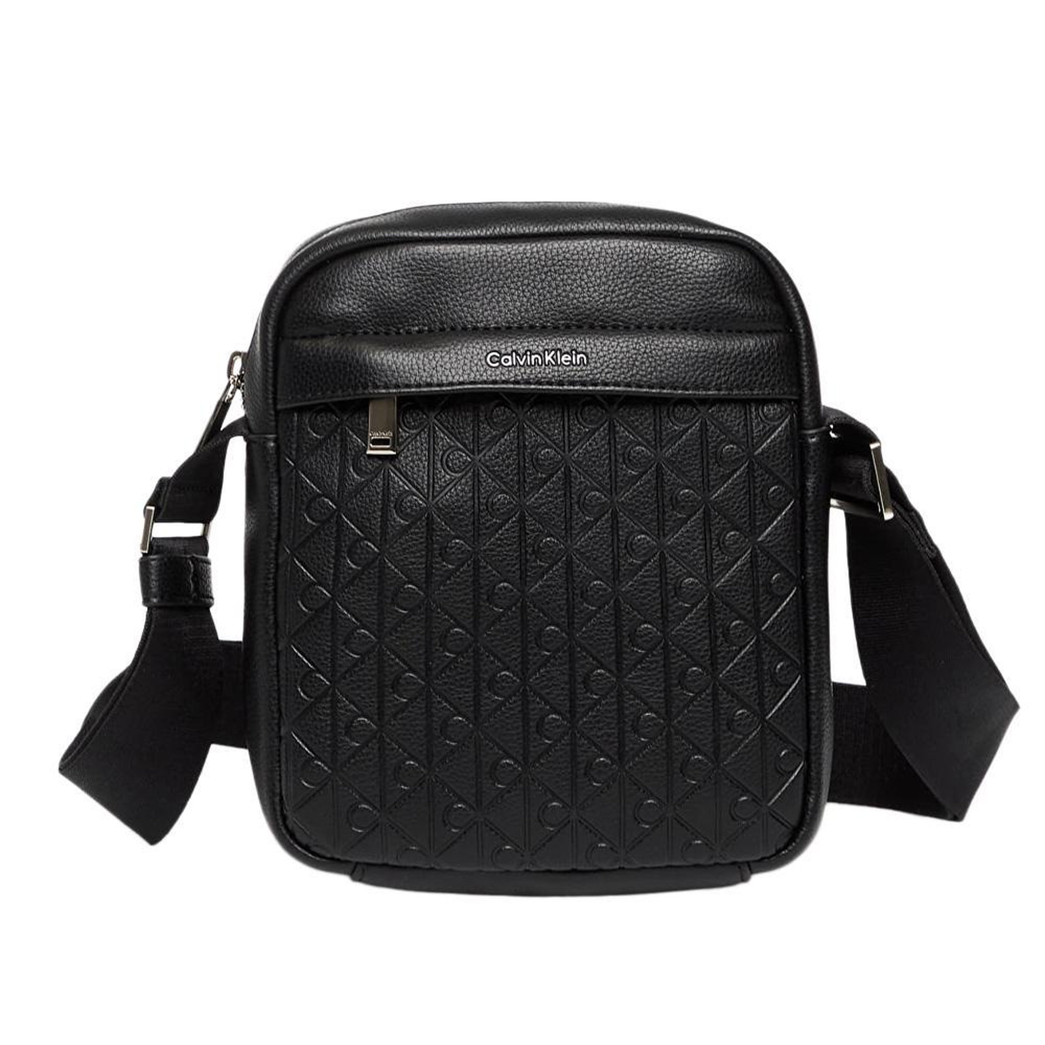 CALVIN KLEIN JEANS Sacoche  Homme Calvin Klein Jeans Emblem Aop Emboss. Coloris disponibles : Noir