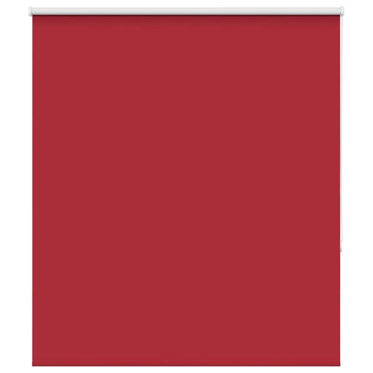 VIDAXL Store enrouleur occultant rouge largeur du tissu 131,6 cm