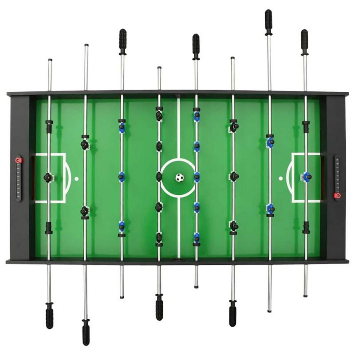 VIDAXL Table de football pliante 121 x 61 x 80 cm Noir