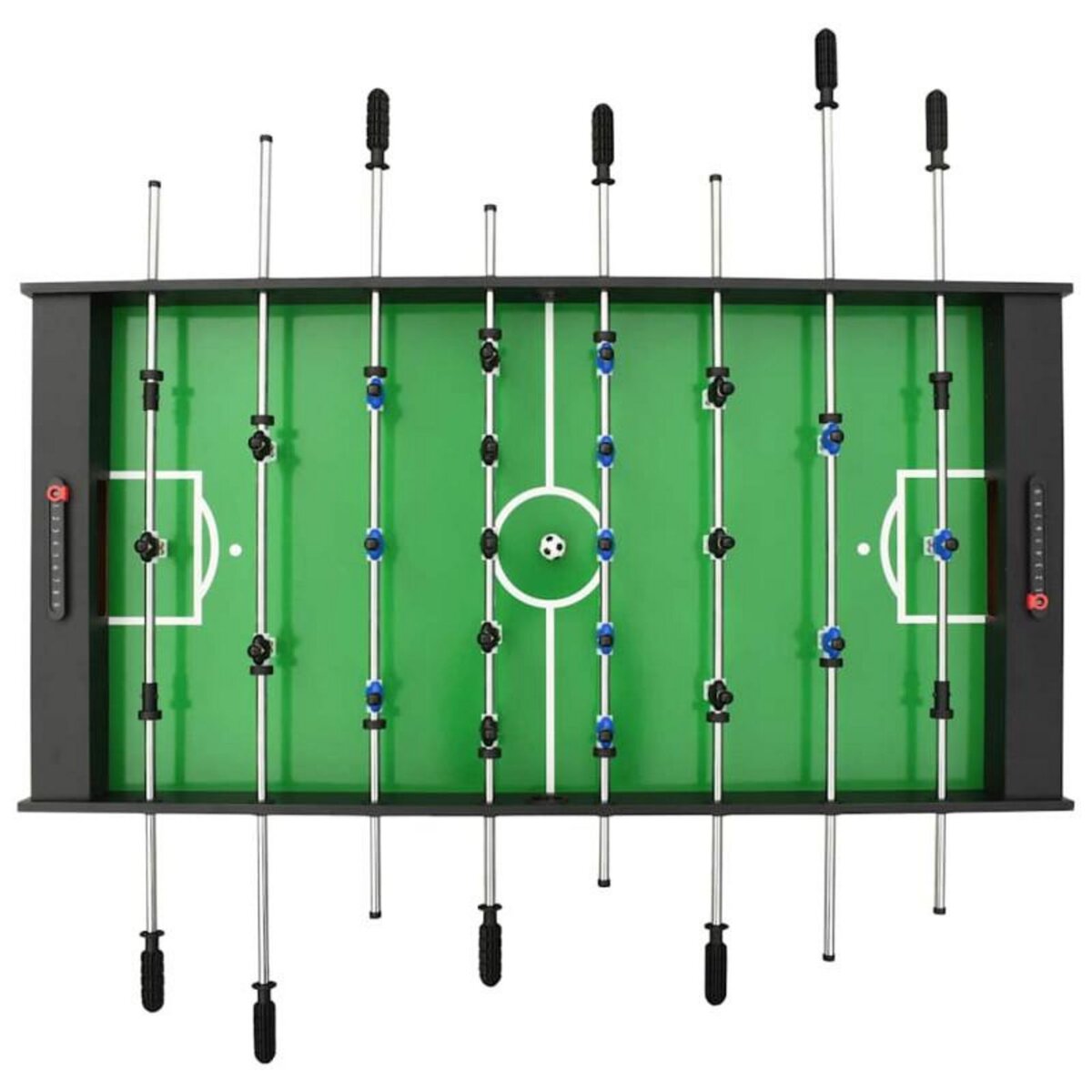 VIDAXL Table de football pliante 121 x 61 x 80 cm Noir