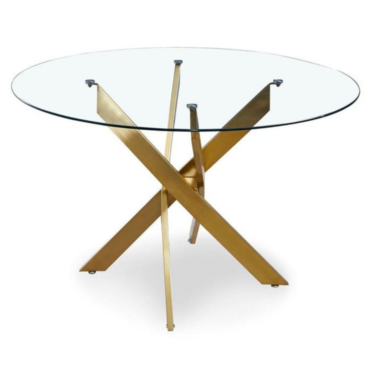 Paris Prix Table de Repas Ronde Design  Rixa  120cm Or