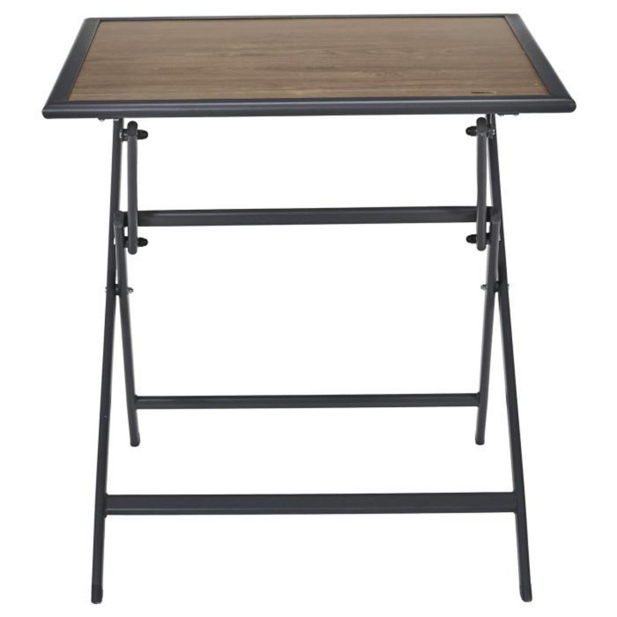 Paris Prix Table de Jardin Pliable  Barcelone  70cm Gris & Naturel