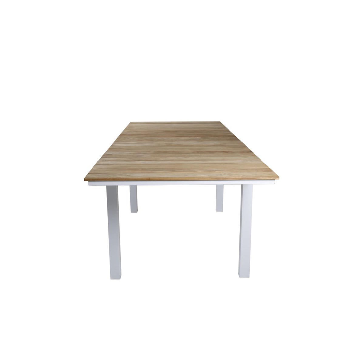 Paris Prix Table de Jardin Extensible  Mexico  180-240cm Naturel & Blanc