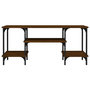Voir la diapositive 5 : VIDAXL Meuble TV chene marron 102x35x45,5 cm bois d'ingenierie