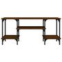 Voir la diapositive 5 : VIDAXL Meuble TV chene marron 102x35x45,5 cm bois d'ingenierie