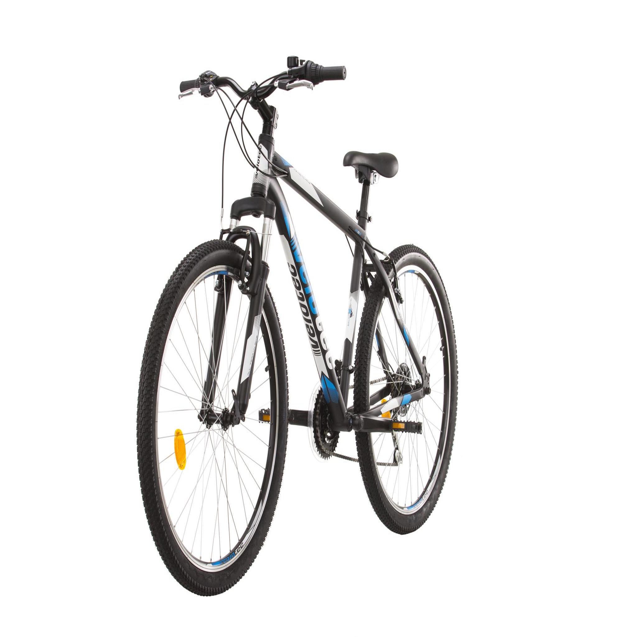 Voir la diapositive 5 : VTT 27.5'' Cadre Aluminium - Fourche Télescopique - 21 Vitesses avec équipement Shimano ( Dérailleurs, roue libre et poignées )