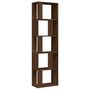 Voir la diapositive 2 : VIDAXL Bibliotheque Chene marron 45x24x160 cm Bois d'ingenierie