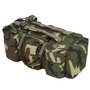 Voir la diapositive 1 : VIDAXL Sac de sport en style militaire 3 en 1 90 L Camouflage