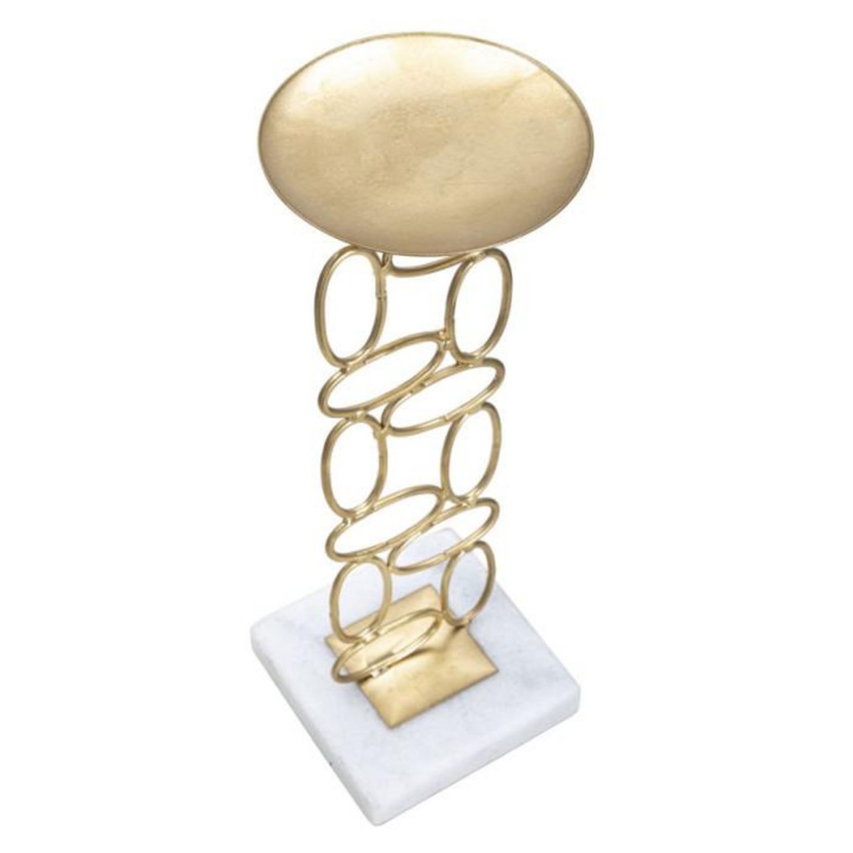 Paris Prix Bougeoir Design en Métal  Bubbles  27cm Or