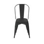 Voir la diapositive 4 : TOILINUX Lot de 4 chaises en métal NIKO