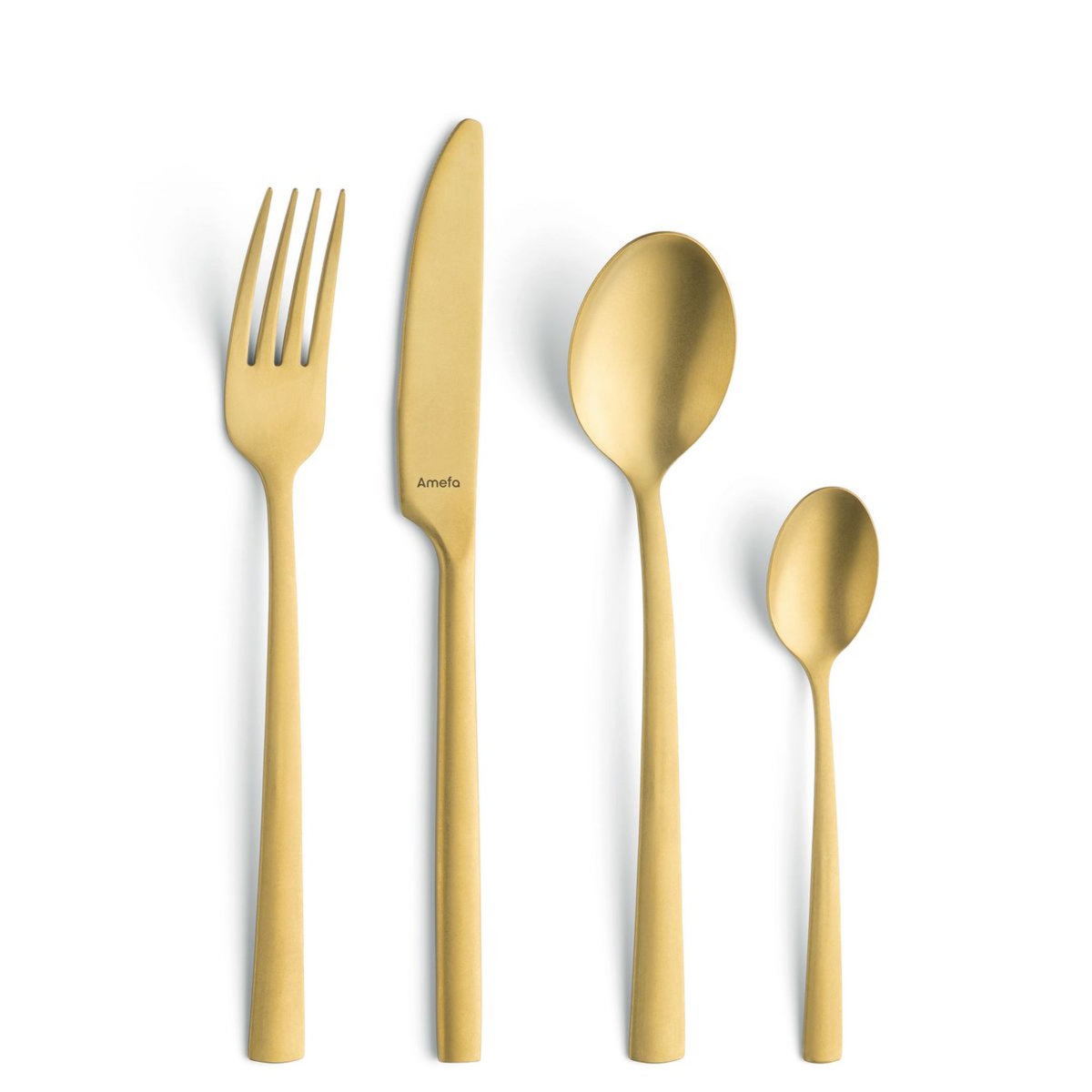 AMEFA Ménagère 16 pièces manille dorée 