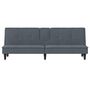 Voir la diapositive 5 : VIDAXL Canape-lit avec porte-gobelets gris fonce velours