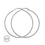 CLIO BLUE Boucles D'oreilles Créoles é Clio Blue ORDIAM240. Coloris disponibles : Gris