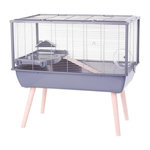 Zolux Cage rongeur surélevée - ZOLUX - Néolife - Pour hamster - 78 x 48 x 75 cm - Gris