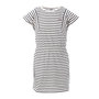 Voir la diapositive 1 : ELLE EST OU LA MER Robe à Rayures Marine/Blanc Fille EOM Pinil