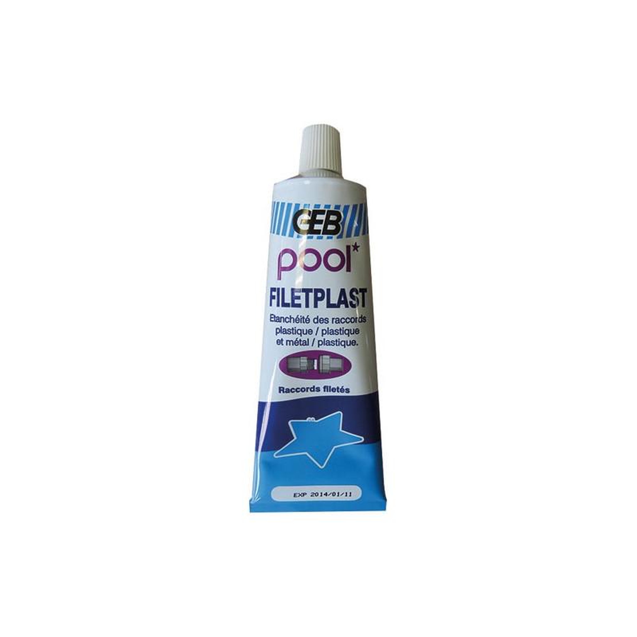 Voir la diapositive 2 : Geb FILETPLAST PATE A JOINT P/RAC.TBE 100G GEB - 112814