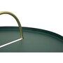 Voir la diapositive 6 : Paris Prix Table d'Appoint Design  Grent  59cm Vert & Or
