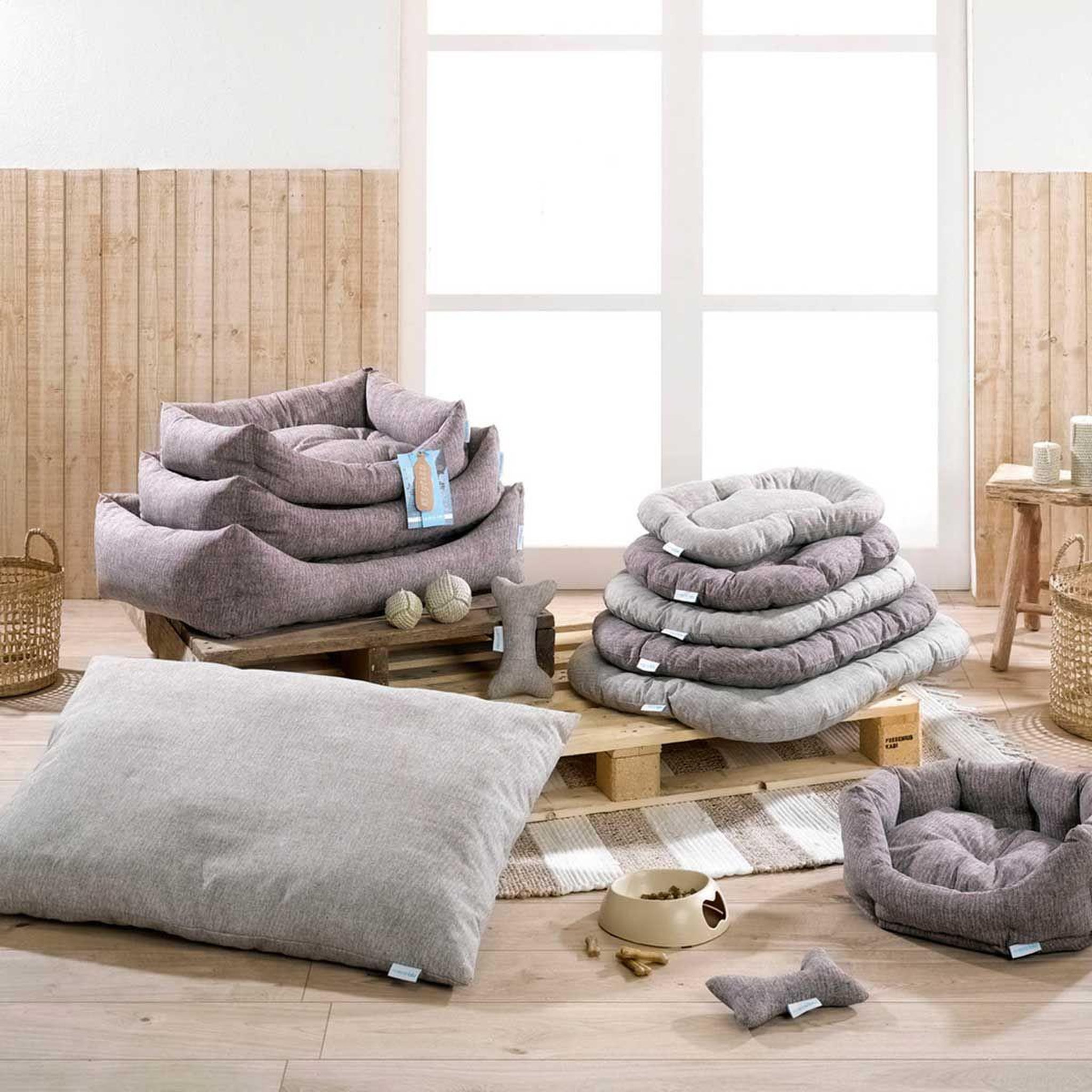 Voir la diapositive 4 : ECO BLU Coussin pour chien & chat  eco blu  100cm lin