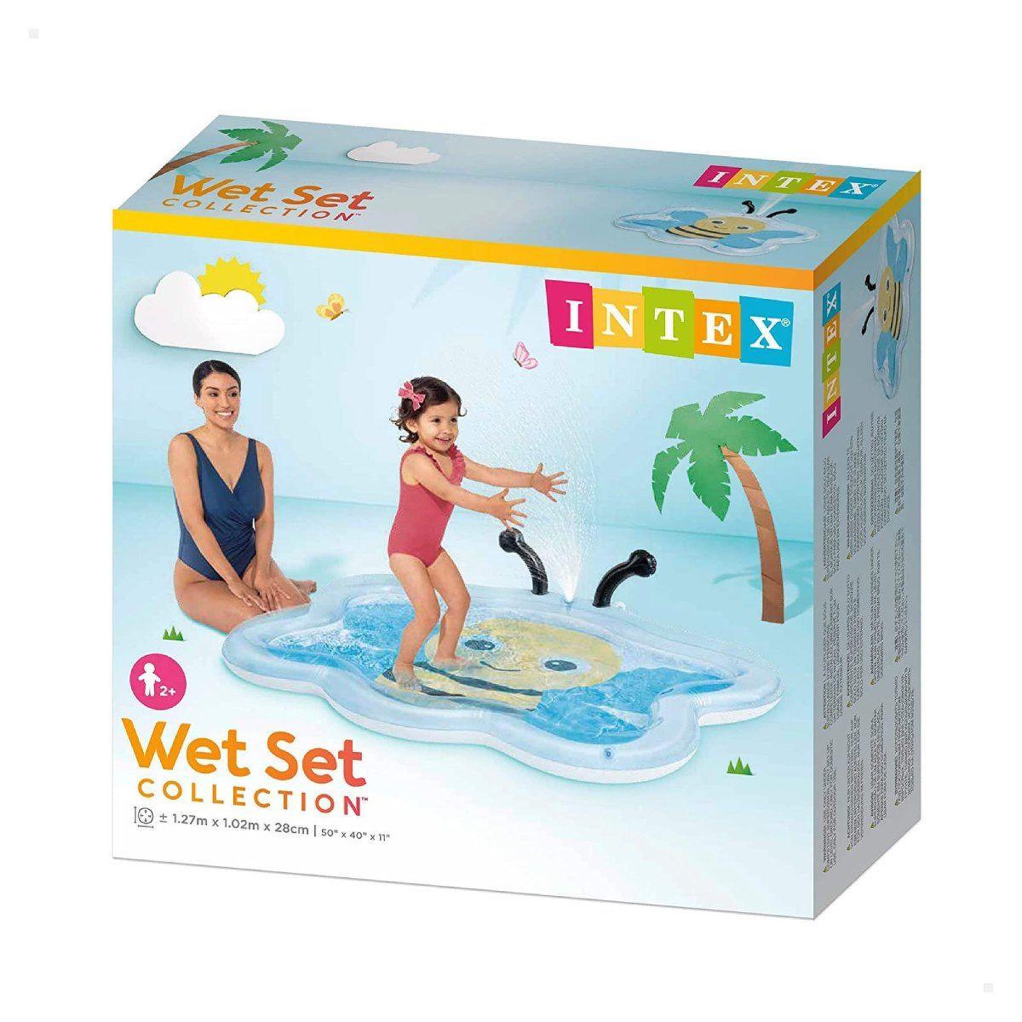 Voir la diapositive 4 : INTEX Piscine gonflable Abeille avec fontaine intégrée - Intex