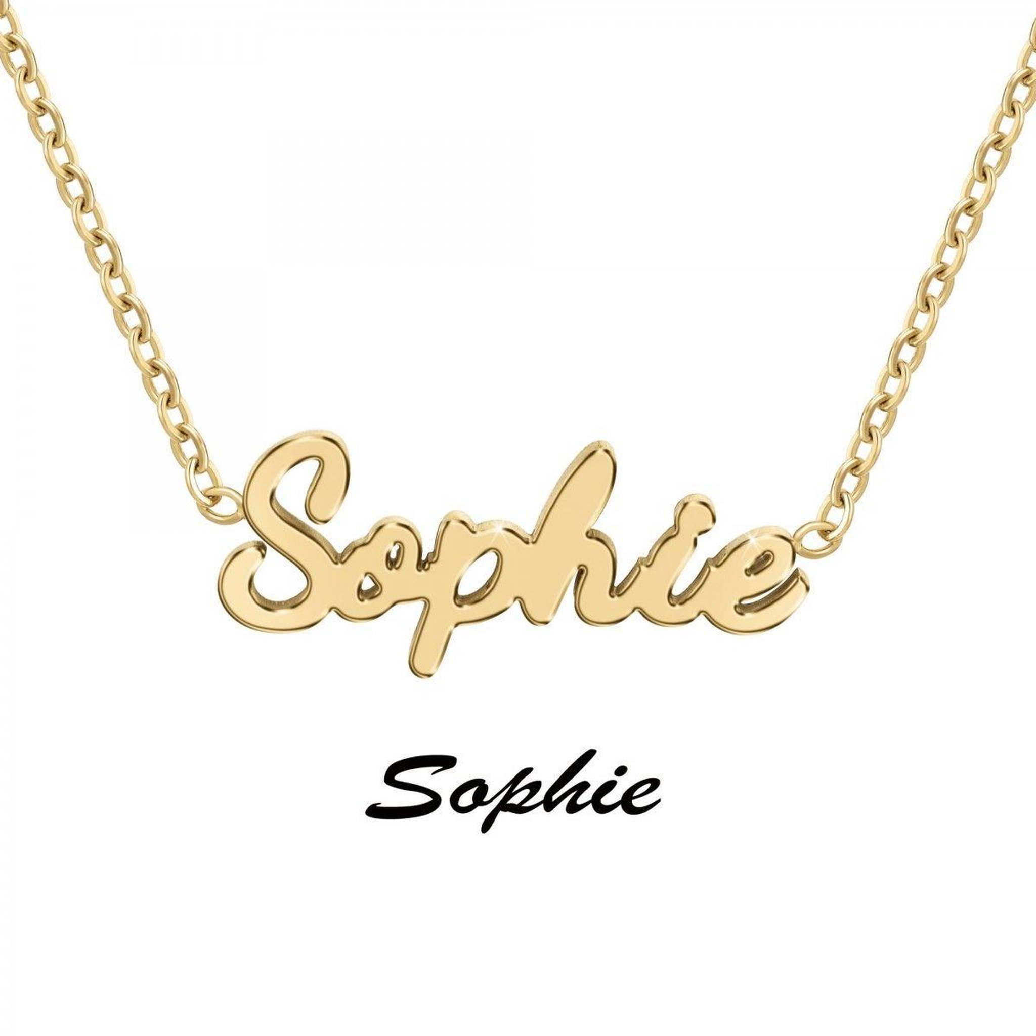 Voir la diapositive 3 : SC CRYSTAL Sophie - Collier prénom
