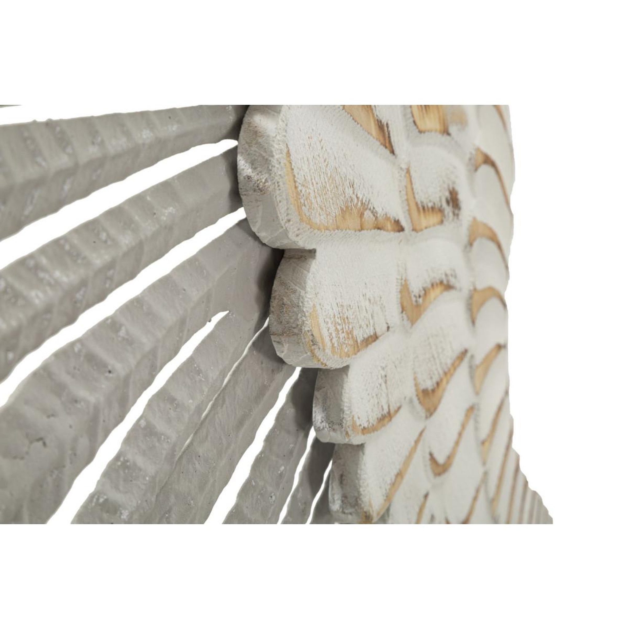Voir la diapositive 4 : Paris Prix Paire d'ailes en métal  natural  104cm blanc lavé