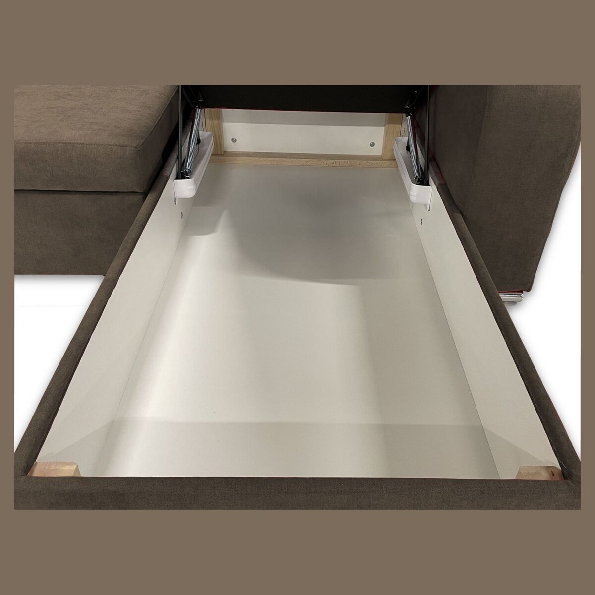 Canapé d'angle convertible réversible 5 places tissu BOB