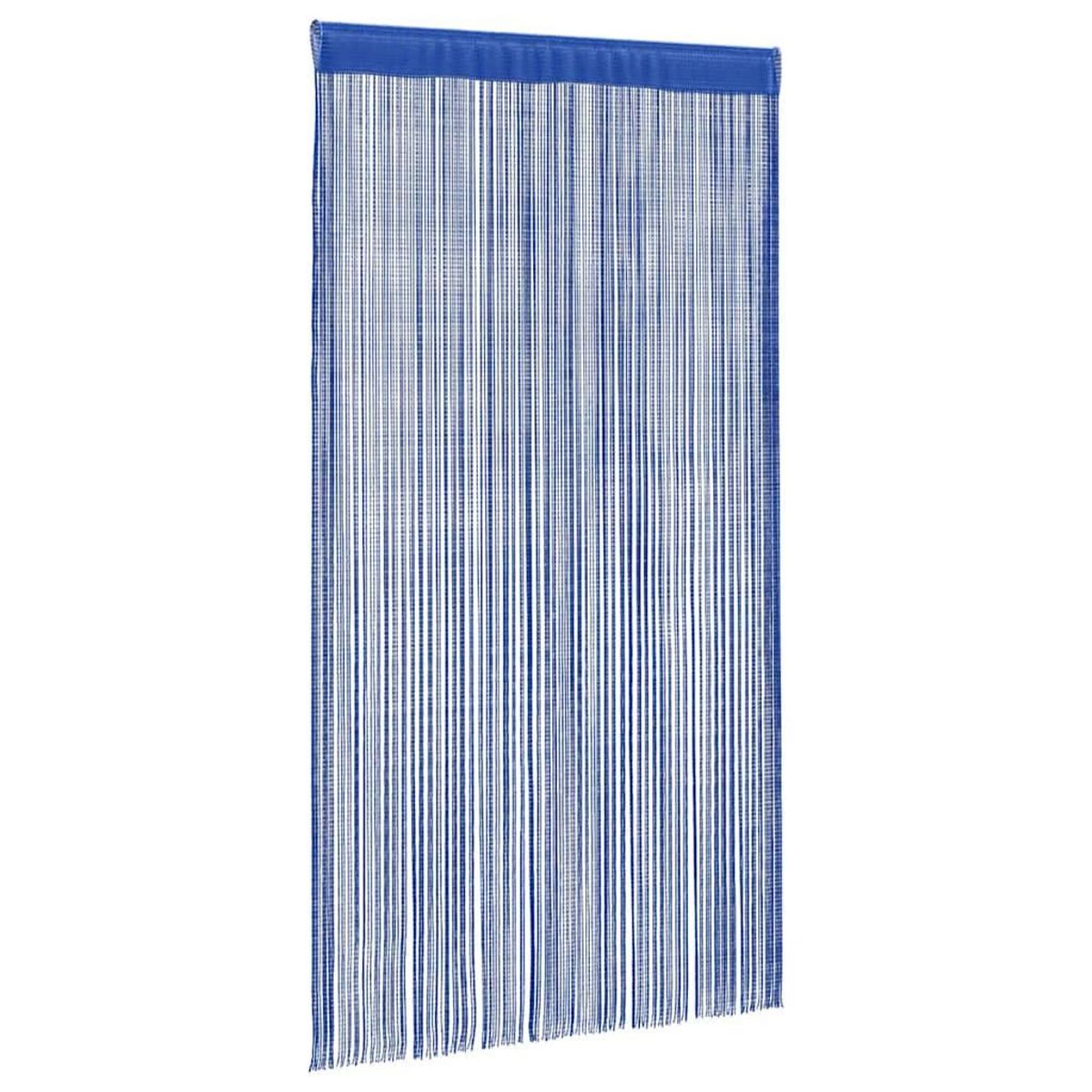 VIDAXL Rideau en fils 2 pcs 100 x 250 cm Bleu