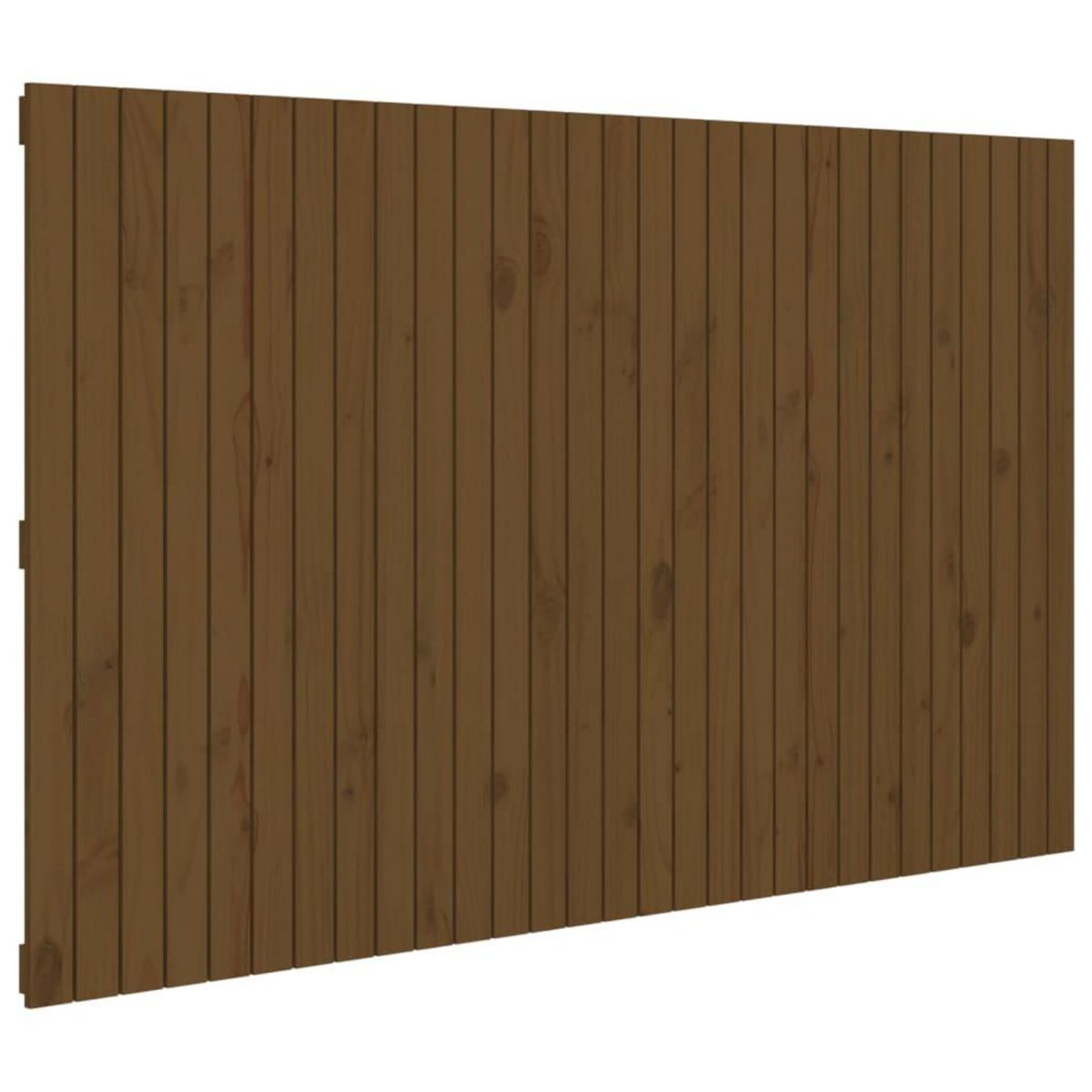 VIDAXL Tete de lit murale Marron miel 185x3x110 cm Bois massif de pin