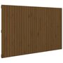 Voir la diapositive 2 : VIDAXL Tete de lit murale Marron miel 185x3x110 cm Bois massif de pin