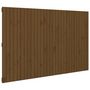 Voir la diapositive 2 : VIDAXL Tete de lit murale Marron miel 185x3x110 cm Bois massif de pin