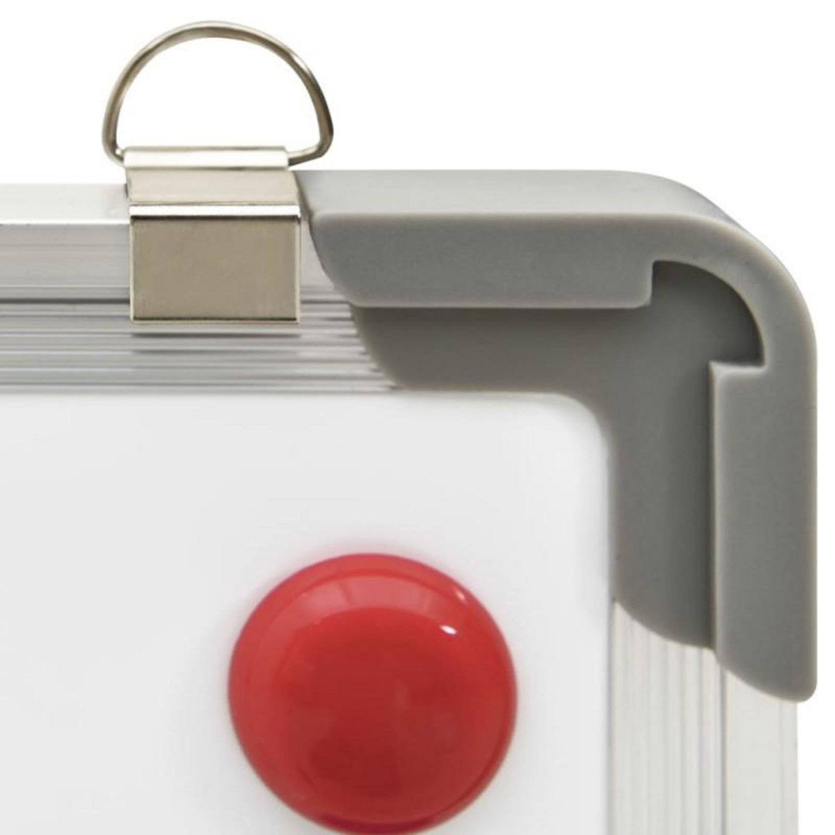 VIDAXL Tableau blanc magnétique effaçable à sec Blanc 70x50 cm Acier