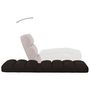 Voir la diapositive 5 : VIDAXL Chaise pliable de sol Marron Similicuir