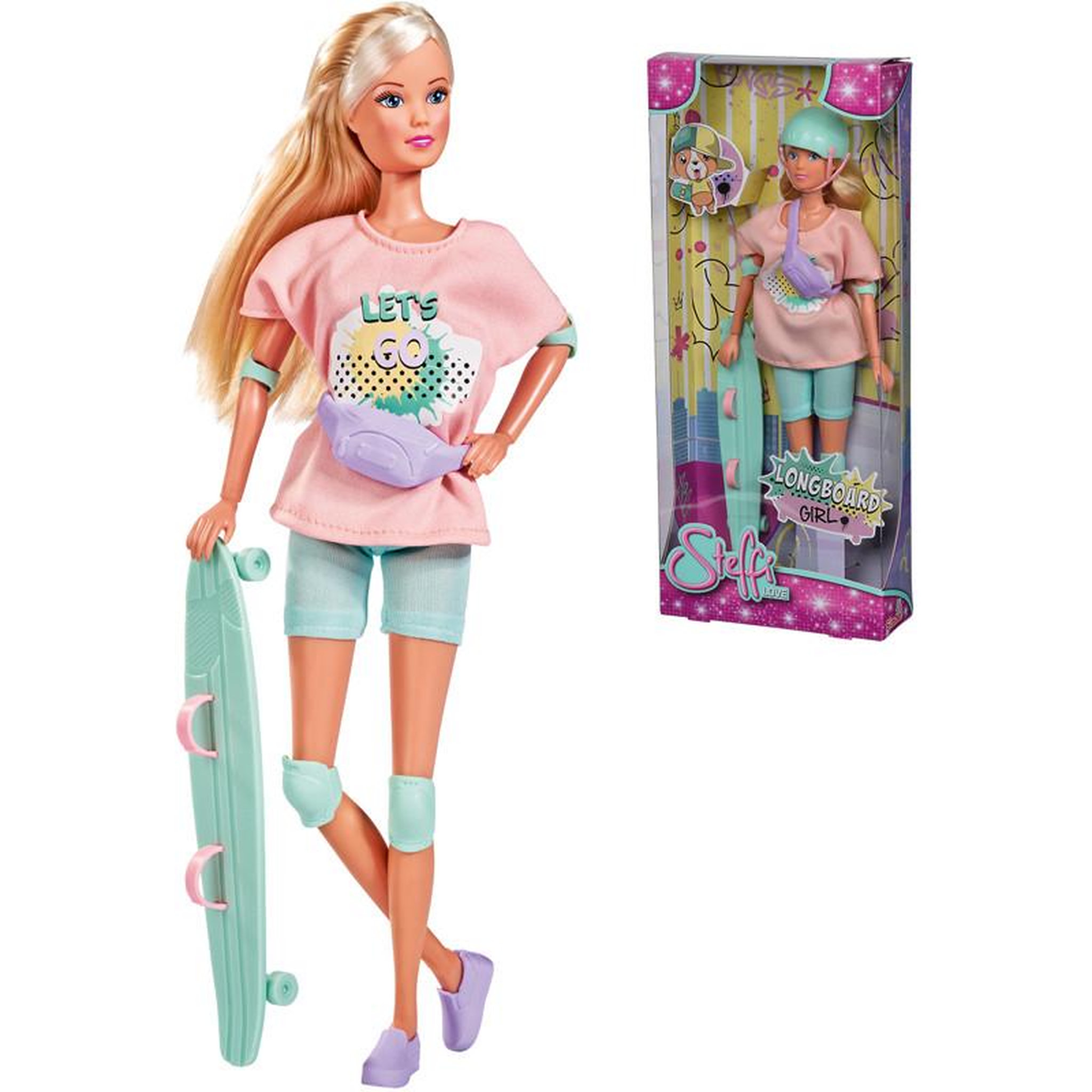 Voir la diapositive 2 : STEFFI LOVE MNQ STEFFILOVE LONGBOARD Smoby SMY105733580
