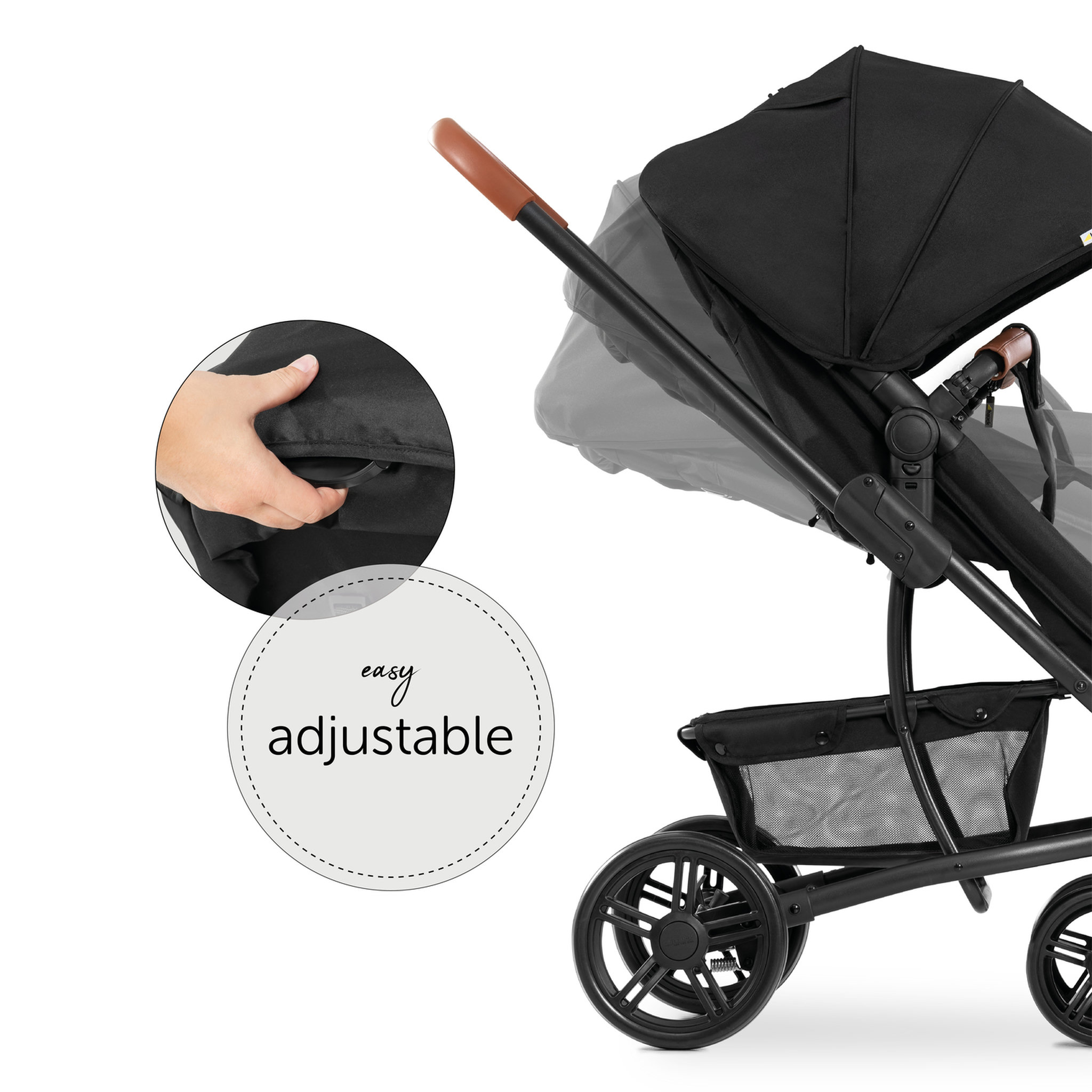 Voir la diapositive 6 : HAUCK Poussette combinée Pacific 4 Shop N Drive - Caviar