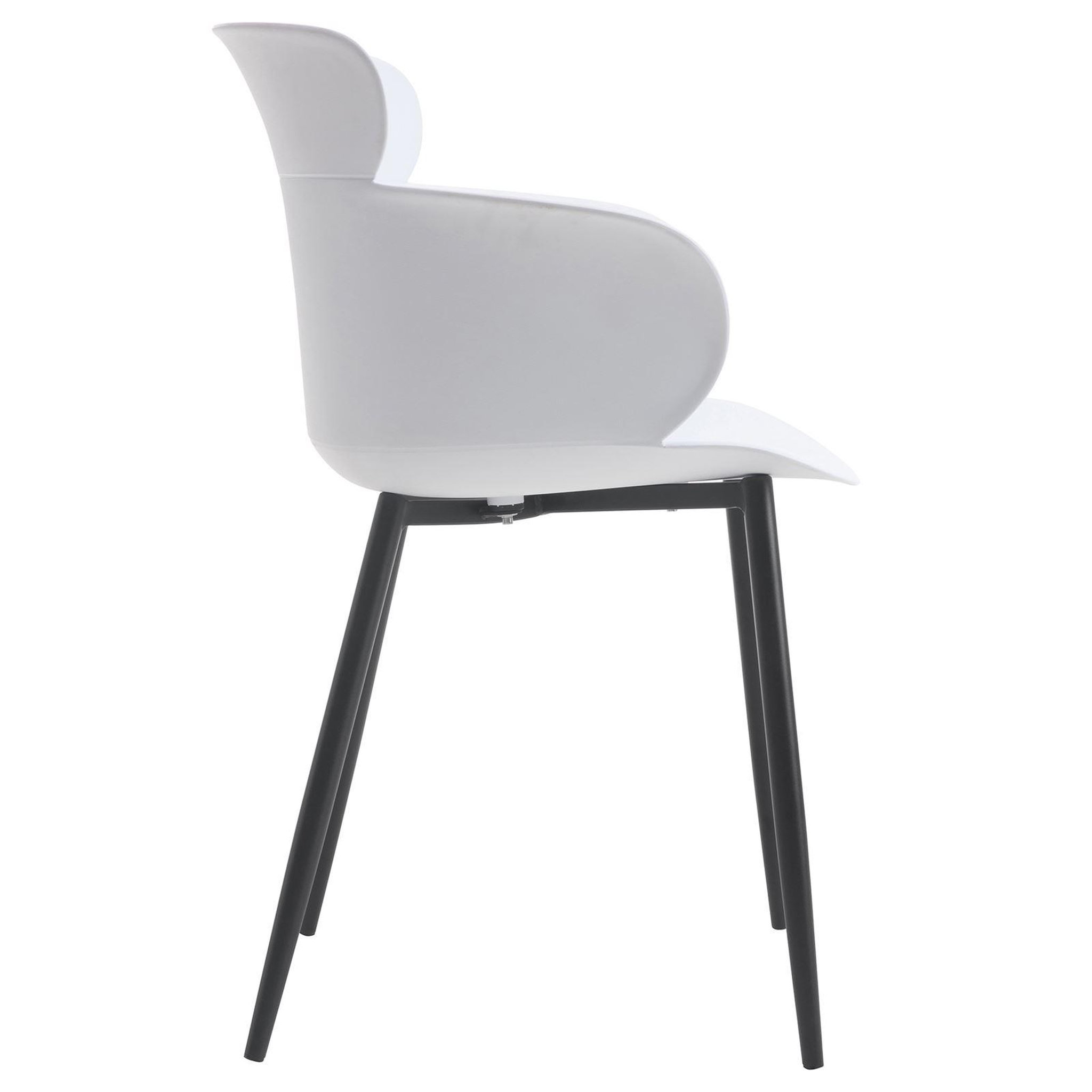 Voir la diapositive 5 : IDIMEX Lot de 4 chaises catch, en plastique