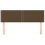 Voir la diapositive 3 : VIDAXL Tetes de lit 2 pcs Marron fonce 72x5x78/88 cm Tissu