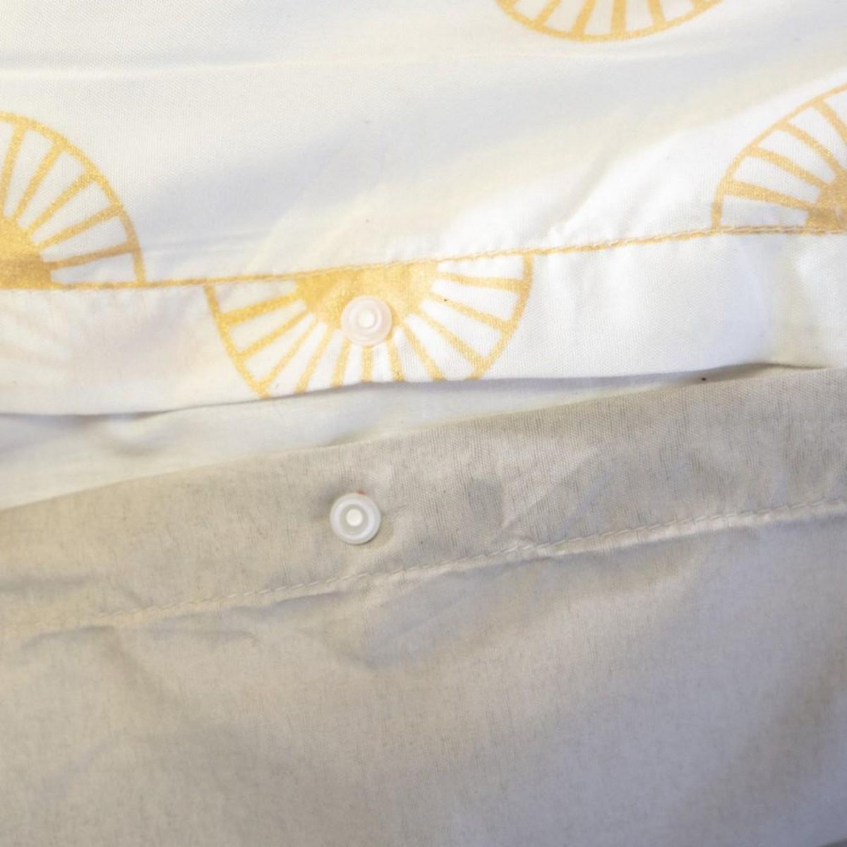 COTE DECO Housse de couette 140x200 HELIS + 1 taie microfibre