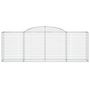 Voir la diapositive 3 : VIDAXL Panier de gabions arque 300x50x100/120 cm Fer galvanise
