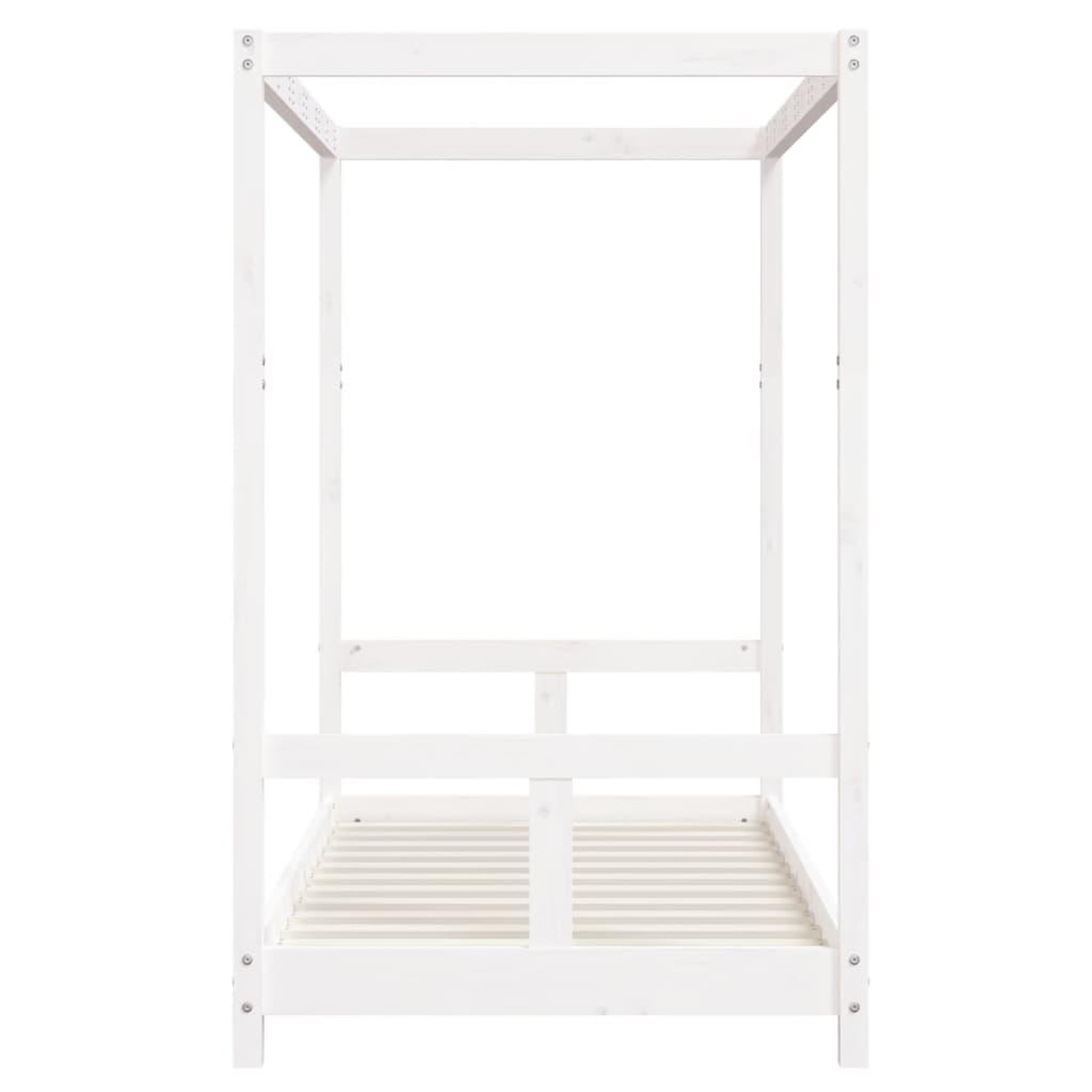 Voir la diapositive 5 : VIDAXL Cadre de lit pour enfant blanc 80x160 cm bois de pin massif