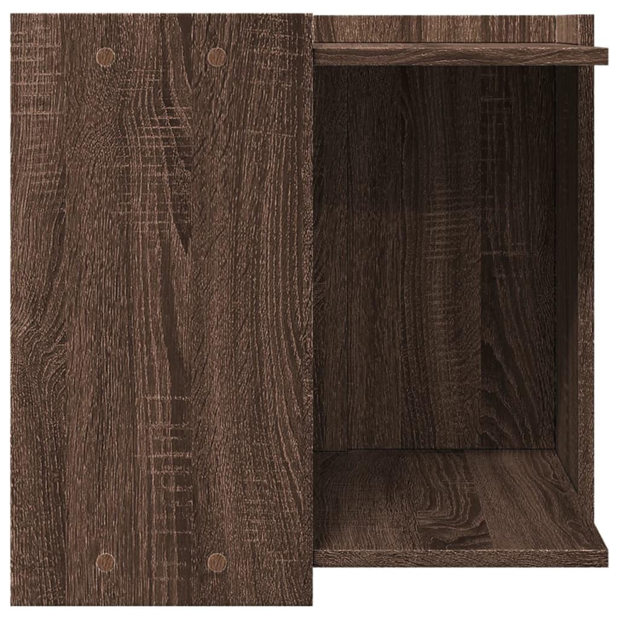 Voir la diapositive 5 : VIDAXL Meuble de bac a litiere pour chat chene marron bois ingenierie
